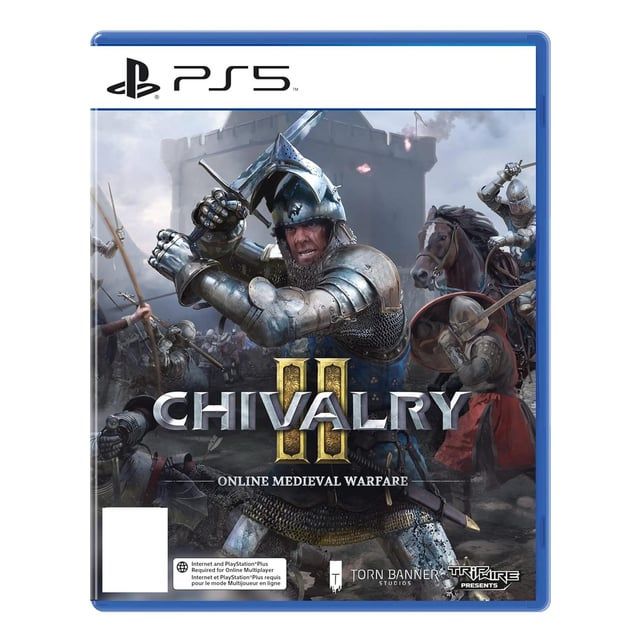 Cover des Videospiels Chivalry II mit Rittern in Schlacht, irrelevant für Akustikpaneele.